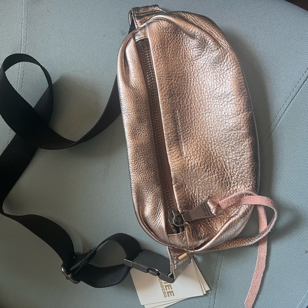 Aimee Kestenberg Shimmering Pink Crossbody Bag